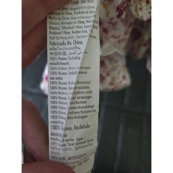 Cotton On Lightweight Sleeveless Floral Mini Dress size Large Womens - Picture 6 of 10